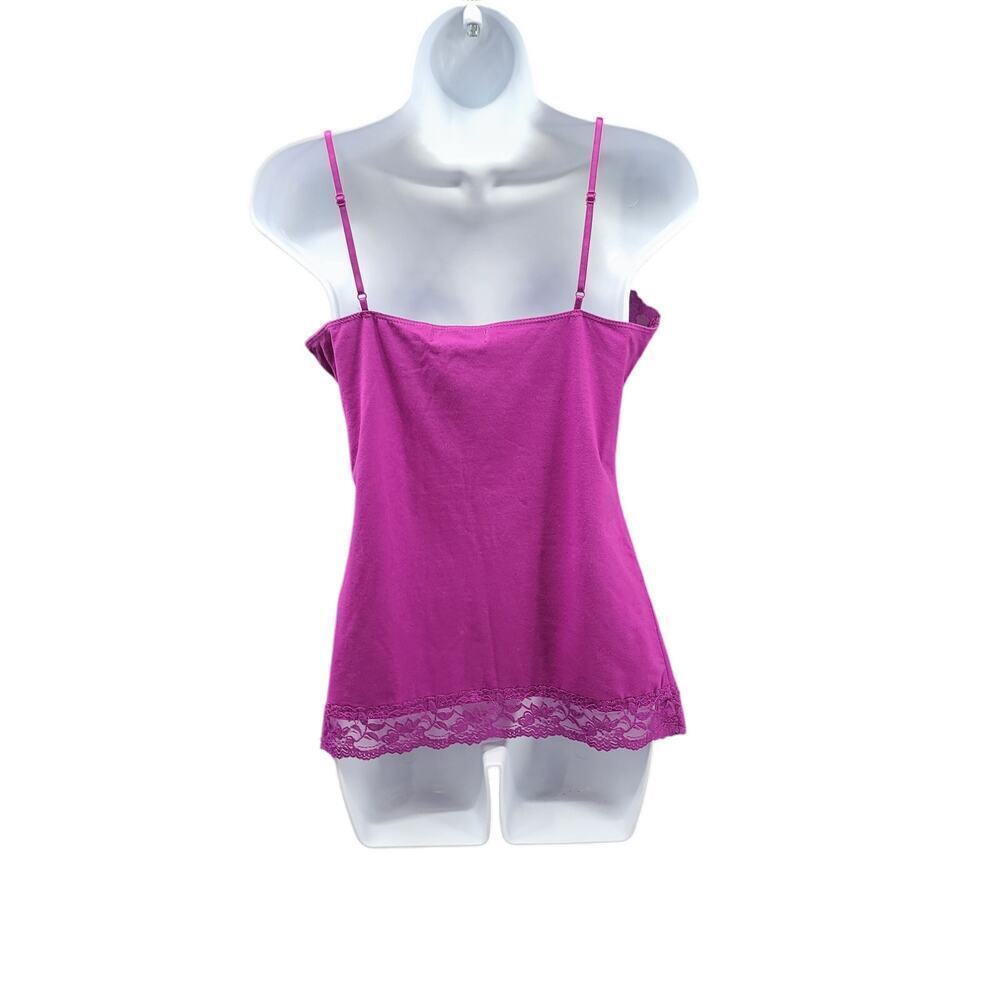 Twenty-one Y2K lace trim vintage women's tank purple NWT Size Large festival - Picture 2 of 6
